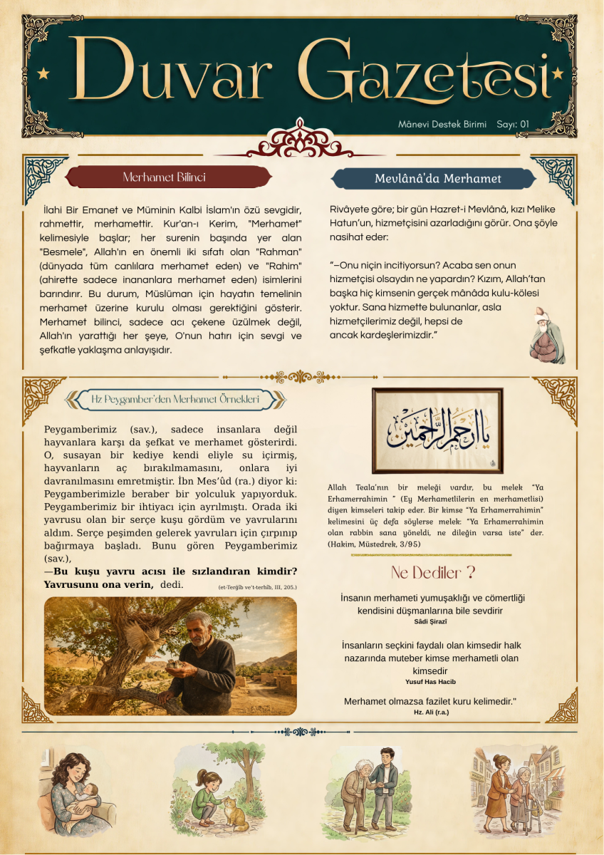 Duvar Gazetesi 01 - Merhamet