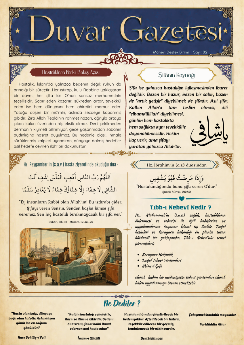 Duvar Gazetesi 02 - Hastalık ve Şifa