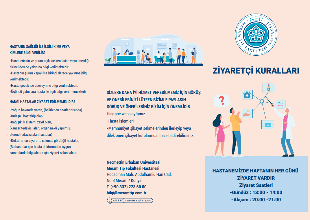 Ziyaretçi Kuralları ile İlgili Bilgilendirme Broşürü