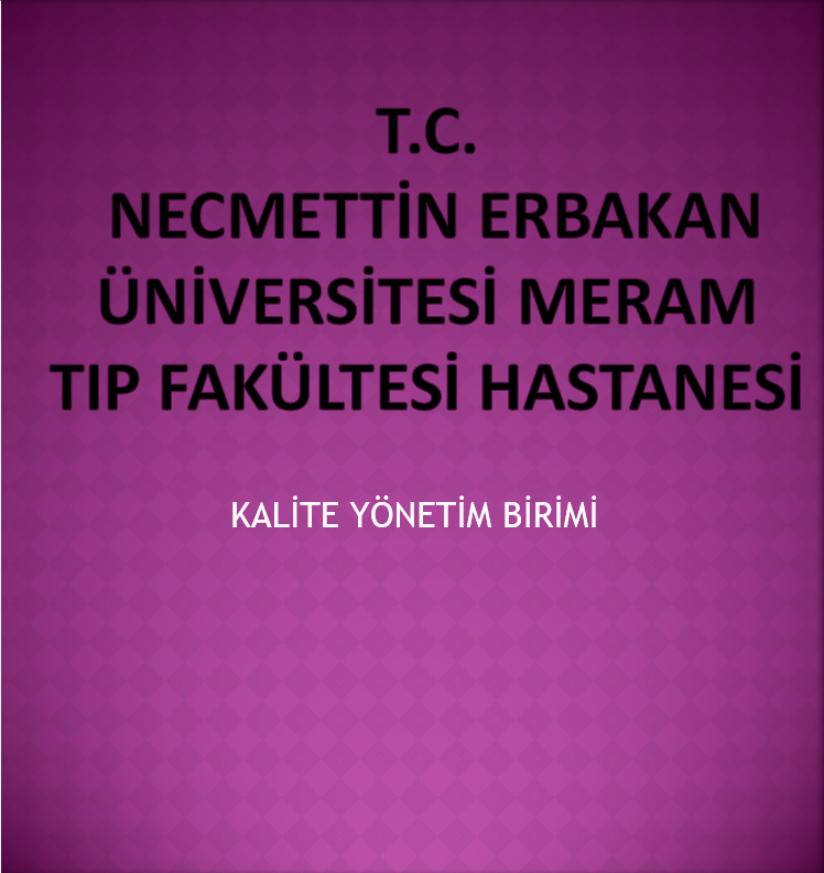 SAĞLIKTA KALİTE STANDARTLARI SUNUMU